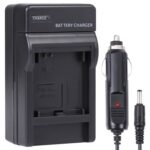 Cargador inteligente de batería para cámara digital con enchufe y cargador de coche, juego de viaje para Gopro HD HERO3 (negro)