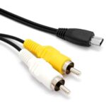 Cable AV para cámara digital para CANON IXUS105IS / IXUS110IS / IXUS200IS / IXUS210 / SD980 / SD / 1400 / SD3500