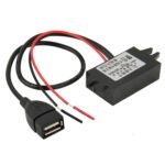 Adaptador de cargador de alimentación de automóviles USB de 12 V a 5 V Módulo paso abajo del módulo DC-DC Convertidor para GPS / Grabador de vehículos