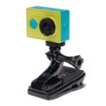 360 grados de rotación en forma de J Mochila Clip de sombrero Montaje de abrazadera rápida para Xiaomi Yi Sport Camera (XM17)