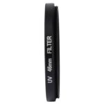 Filtro UV para cámara SLR de 46 mm (negro) - Imagen 3