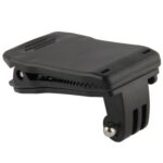 Mochila con rotación de 360 ​​grados Rec-Mounts, soporte de abrazadera con clip para GoPro, Insta360, DJI y otras cámaras de acción (negro) - Imagen 3