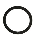 Anillo escalonado de filtro cuadrado de 72 mm (negro)