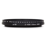 Filtro variable ajustable de densidad neutra ND Fader de 58 mm Filtro ND 2 a ND 400 (negro) - Imagen 3