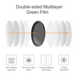 52 mm ND Fader Filtro variable ajustable de densidad neutra Filtro ND 2 a ND 400 (Negro) - Imagen 5