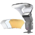 FB-20 Camera Universal Top Flash Light Speedlite Bounce Flass Flash Diffuser (Negro)