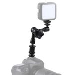 Brazo mágico articulado de 7 pulgadas para linterna de cámara DSLR / luz LED / monitor LCD (negro)