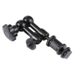 Brazo mágico articulado de 7 pulgadas para linterna de cámara DSLR / luz LED / monitor LCD (negro) - Imagen 2