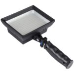 LED-187A Luz de video LED de 187 pulgadas para cámara/videocámara y batería de iones de litio NP-F770 de 7,4 V y 4400 mAh, con láminas suaves y filtros amarillos (negro) - Imagen 2