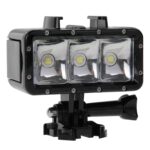 Linterna de video impermeable de 30 m con 3 modos y base de montaje y tornillo para GoPro, Insta360, DJI y otras cámaras de acción - Imagen 4