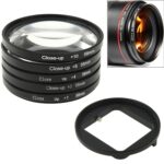 6 en 1 filtro de lente de lente de primer plano de 1 58 mm Filtro de lente macro + anillo del adaptador de filtro para Gopro Hero3