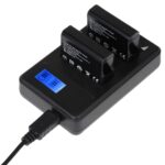 Pantalla LCD DUAL BATERÍA DE BATERÍAS PARA GOPRO HERO4 (AHDBT-401), muestra la capacidad de carga (GP258-C)