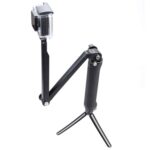 Trípode monopie extensible multifunción de 3 vías con brazo giratorio plegable y asa para cámara para GoPro, Insta360, DJI y otras cámaras de acción - Imagen 4