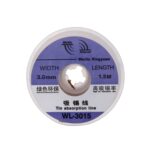WL-3015 Alambre de absorción de estaño para soldadura de 1,5 m, ancho: 3,0 mm