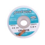Goot Wick / Desoldering Wick 2515 (ancho: 2,5 mm, largo: 1,5 m) - Imagen 2
