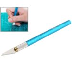 WLXY-9310, Cuchillo de precisión WLXY Tool con hoja reemplazable para tallar/marcar/recortar tapetes, OAL: 145 mm, tamaño: 121 mm x 6 mm de diámetro, WLXY-9310 Blue