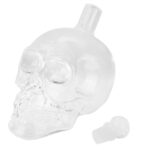 Botella de cristal con forma de calavera para vodka, whisky, licor de cerveza, vino tinto y otras bebidas, 1000 ml - Imagen 5