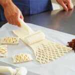 3 uds., Cortador de cuero grande, cuchillo de red de plástico, cuchillo de rodillo, molde especial para pastel de masa de pastel de pizza / galletas de cocina - Imagen 5