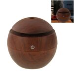 Humidificador de aire de aroma ultrasónico con textura de madera recargable por USB LM-X1 3W