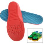 1 par de almohadillas para zapatos con soporte de arco ortopédico EVA para niños, plantillas deportivas para correr, tamaño: 18 cm x 6,7 cm