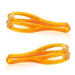 Herramienta de masajeador de palma de dedo conveniente tipo Y (naranja) - Imagen 2
