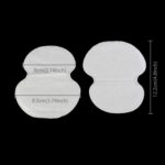 Almohadillas autoadhesivas desechables de algodón para el sudor, absorbentes para las axilas, 10 Uds. (blanco) - Imagen 3
