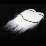 Bigote espeso blanco barba falsa con correa elástica (blanco) - Imagen 4