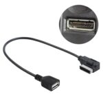Cable adaptador multimedia de audio digital AMI a USB para Audi (negro)