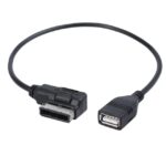 Cable adaptador multimedia de audio digital AMI a USB para Audi (negro) - Imagen 2