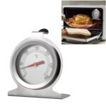Termómetro de horno de acero inoxidable (0 ~ 300 ℃) (plateado)