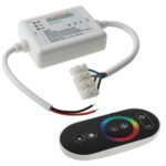 Controlador LED RGB con tecla táctil inalámbrica, distancia máxima de trabajo: 30 m