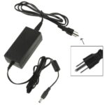 Adaptador de CA para luz de cuerda LED con adaptador de corriente CC de 5,5 x 2,1 mm, CC 12 V/5 A, US Plug