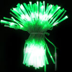 Luz de cuerda, longitud: 10 m, Luz RGB de 100 LED con controlador, efecto de destello / desvanecimiento / persecución - Imagen 4