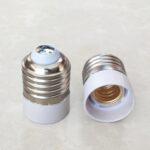 Convertidor adaptador de bombillas de lámpara de luz E14 a E27 (blanco) - Imagen 2