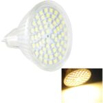60 LED 3528 SMD, CA 220 V, Warm White Light