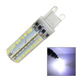 G9 5W 450LM 72 LED SMD 3014 Bombilla de maíz de silicona regulable, CA 220V (luz blanca cálida), AC 220V