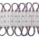 Tira de luz del módulo, 20x 3 LED RGB Luz 5050 SMD LED, DC 12V