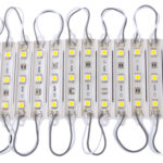 Tira de luz del módulo, 20x 3 LED Luz blanca cálida 5050 SMD LED, DC 12V - Imagen 2