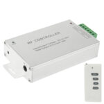Controlador de audio RF para control remoto de tira LED RGB, 24A, DC 12V-24V Input