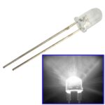 Lámpara LED transparente de agua de 1000 piezas de 5 mm