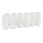 12 piezas de luz de vela con parpadeo de Tealight LED sin llama, Luz de decoración del hogar recargable con tablero de carga - Imagen 2