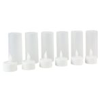 12 piezas de luz de vela con parpadeo de Tealight LED sin llama, Luz de decoración del hogar recargable con tablero de carga - Imagen 3