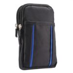 Paquetes de cintura de almacenamiento de material de perla de poliéster de dos colores de celosía doble multifuncional universal/bolsa de cintura/bolsa de senderismo/bolsa de camping para teléfonos móviles de 6,3 pulgadas - Imagen 2