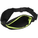 Riñonera deportiva impermeable con dos bolsillos y cremallera, Green, Sports+Orange, Blue, Sports+Black, Magenta - Imagen 2