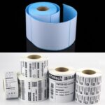 Papel de impresión térmica / Papel de etiqueta adhesivo térmico, Tamaño: 150 mm x 100 mm （350 piezas de etiquetas）
