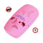 Insecticida electrónico ultrasónico con dos pasos ajustables, blanco (enchufe estadounidense), US Plug  Pink