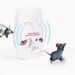 Insecticida electrónico ultrasónico con dos pasos ajustables, blanco (enchufe estadounidense), US Plug  Pink - Imagen 3