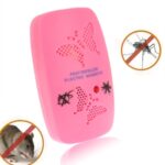 Insecticida ultrasónico para electrónica con dos pasos ajustables, blanco (enchufe europeo), EU Plug  pink