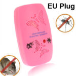 Insecticida ultrasónico para electrónica con dos pasos ajustables, blanco (enchufe europeo), EU Plug  pink - Imagen 2