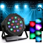Lámpara PAR de plástico LED-B11 DMX512 10W 18 LED RGB Luz de escenario, control maestro / esclavo / modo de ejecución automática